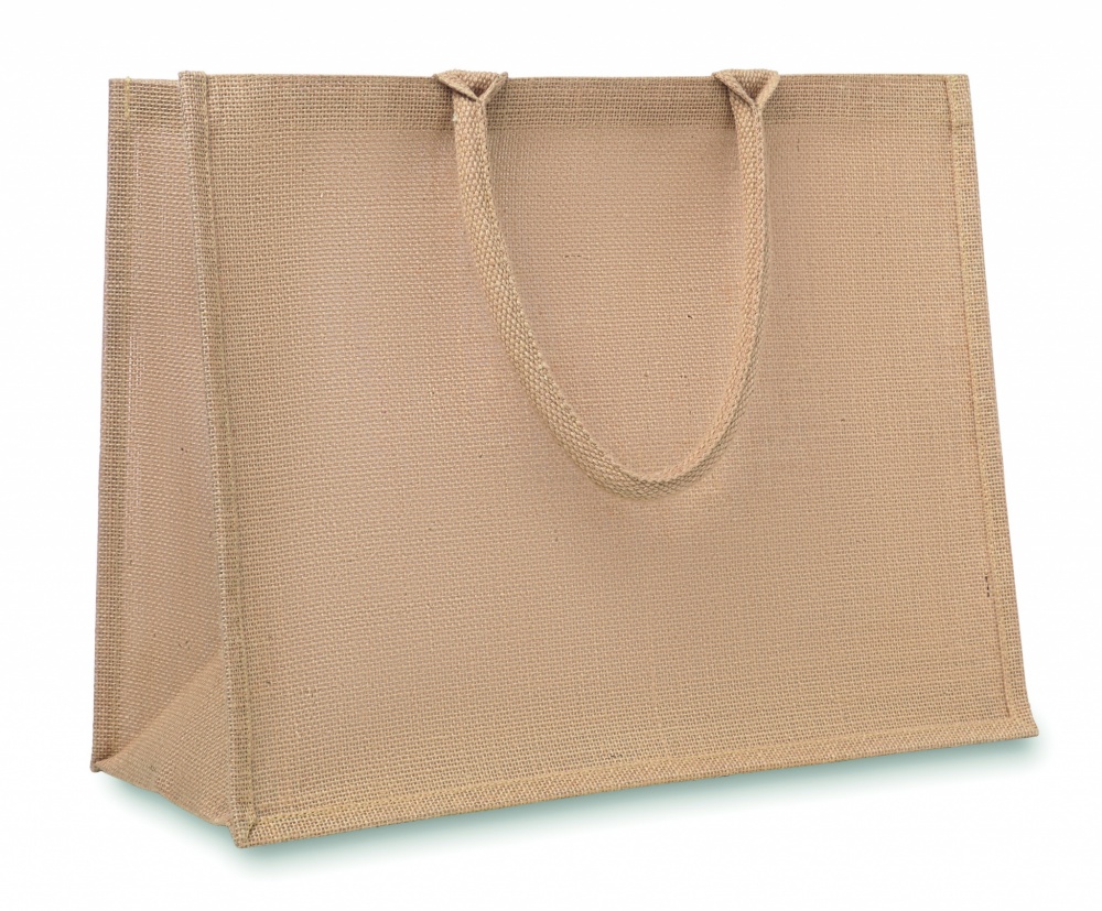 Logotrade Firmengeschenke das Foto: Jute Shopping Tasche