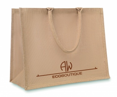 Logotrade Firmengeschenke das Foto: Jute Shopping Tasche