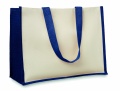 Jute/Canvas Shopper , Blau