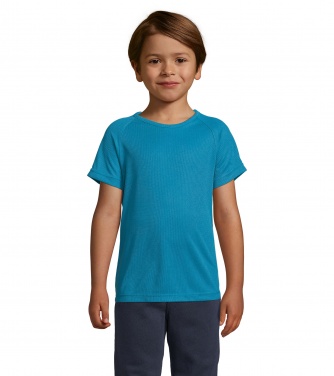 Logotrade werbemittel das Foto: SPORTY KINDERT-SHIRT 140g