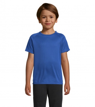 Logotrade Werbegeschenke das Foto: SPORTY KINDERT-SHIRT 140g