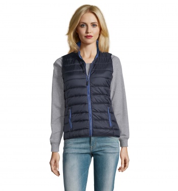 Logotrade Logogeschenke das Foto: WAVE DAMEN BODYWARMER 180g