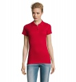 PERFECT DAMEN POLO 180g, Rot