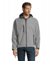 REPLAY Herren Jacke 340g, Grau Melange