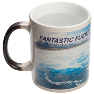 Logotrade Geschäftsgeschenke das Foto: Farbwechselnder Sublimationsbecher SIRMIONE 300 ml