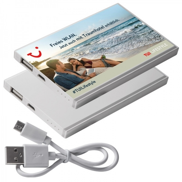 Logotrade Werbeartikel das Foto: Powerbank PINEVILLE 2200 mAh