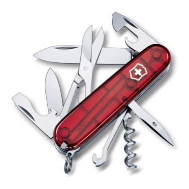 Logotrade Geschäftsgeschenke das Foto: Taschenmesser Climber transparent Victorinox