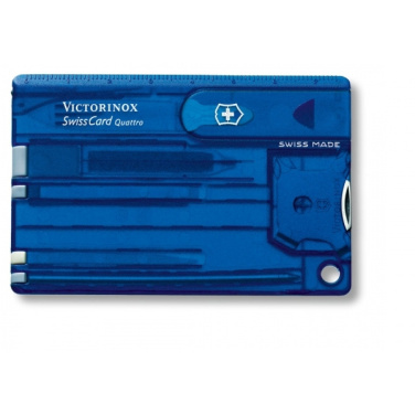 Logotrade Geschäftsgeschenke das Foto: SwissCard Quattro Victorinox