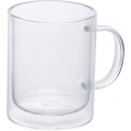 Doppelwandige Tasse CARACAS 350 ml, transparent