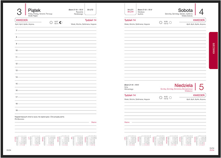 Logotrade Werbegeschenke das Foto:  Kalender 640131