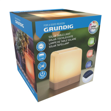 Logotrade werbemittel das Foto: Grundig Lumo Solar Tischleuchte