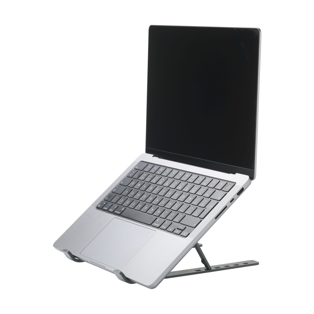 Logotrade Werbegeschenke das Foto: Standby GRS Laptopständer aus recyceltem Aluminium