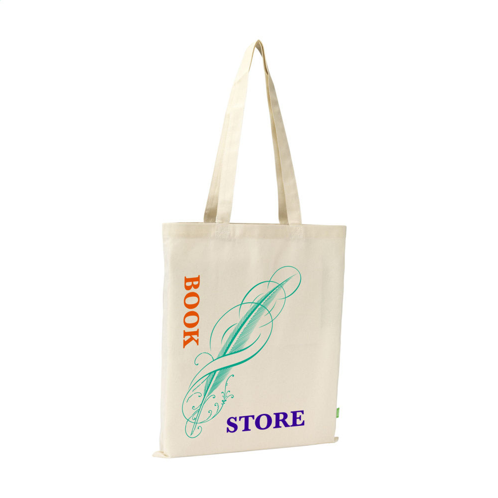 Logotrade Geschäftsgeschenke das Foto: Shopper-Tasche aus Bio-Baumwolle GOTS (140 g/m²)