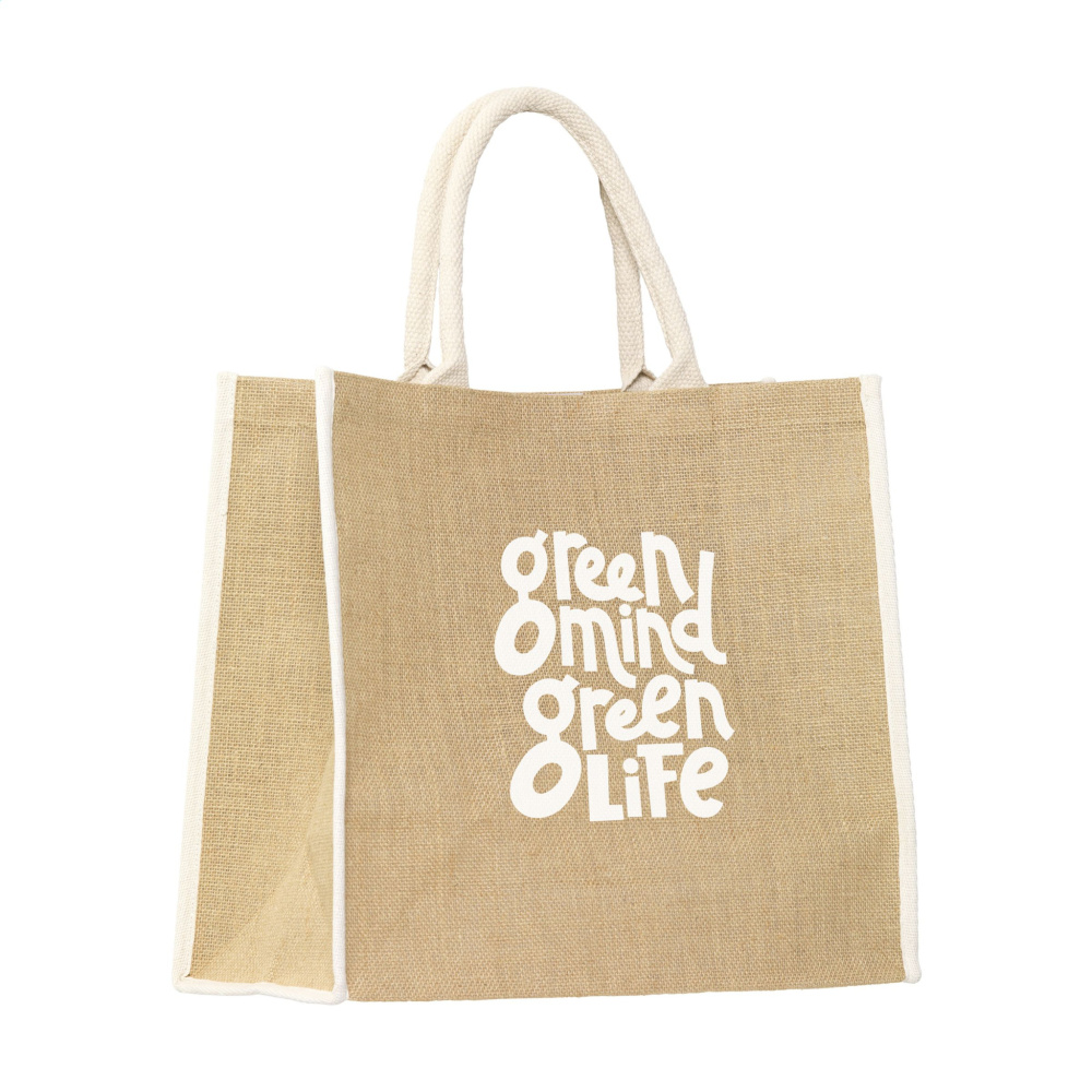 Logotrade werbemittel das Foto: Gerona Jute Shopper Tasche