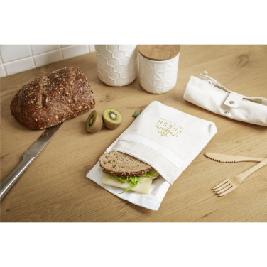 Logotrade Werbegeschenke das Foto: Hanf FoodPouch Beutel für Brot