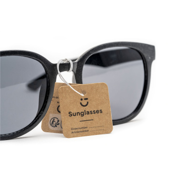 Logotrade Firmengeschenke das Foto: Sonnenbrille aus Öko-Weizenstroh