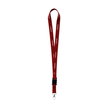 Logotrade Werbegeschenke das Foto: Lanyard Sublimation Buckle RPET 2 cm Schlüsselband