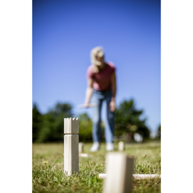 Logotrade werbemittel das Foto: Kingdom Kubb Outdoor-Spiel