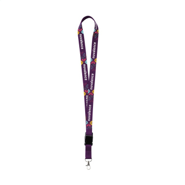 Logotrade Werbegeschenke das Foto: Lanyard Sublimation Buckle Schlüsselband 25 mm