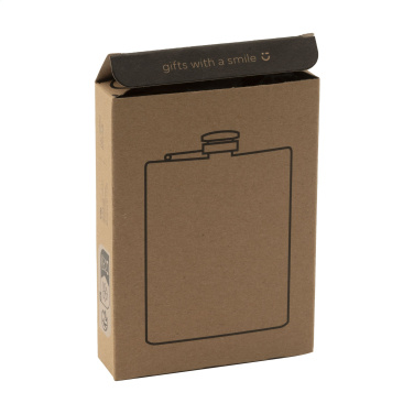 Logotrade Werbeartikel das Foto: Hipflask Bamboo 200 ml Trinkflasche