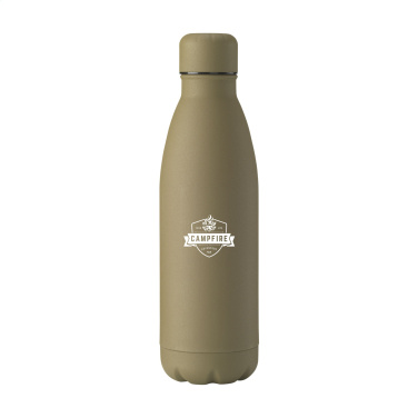 Logotrade Werbeartikel das Foto: Topflask Premium RCS Trinkflasche aus recyceltem Stahl