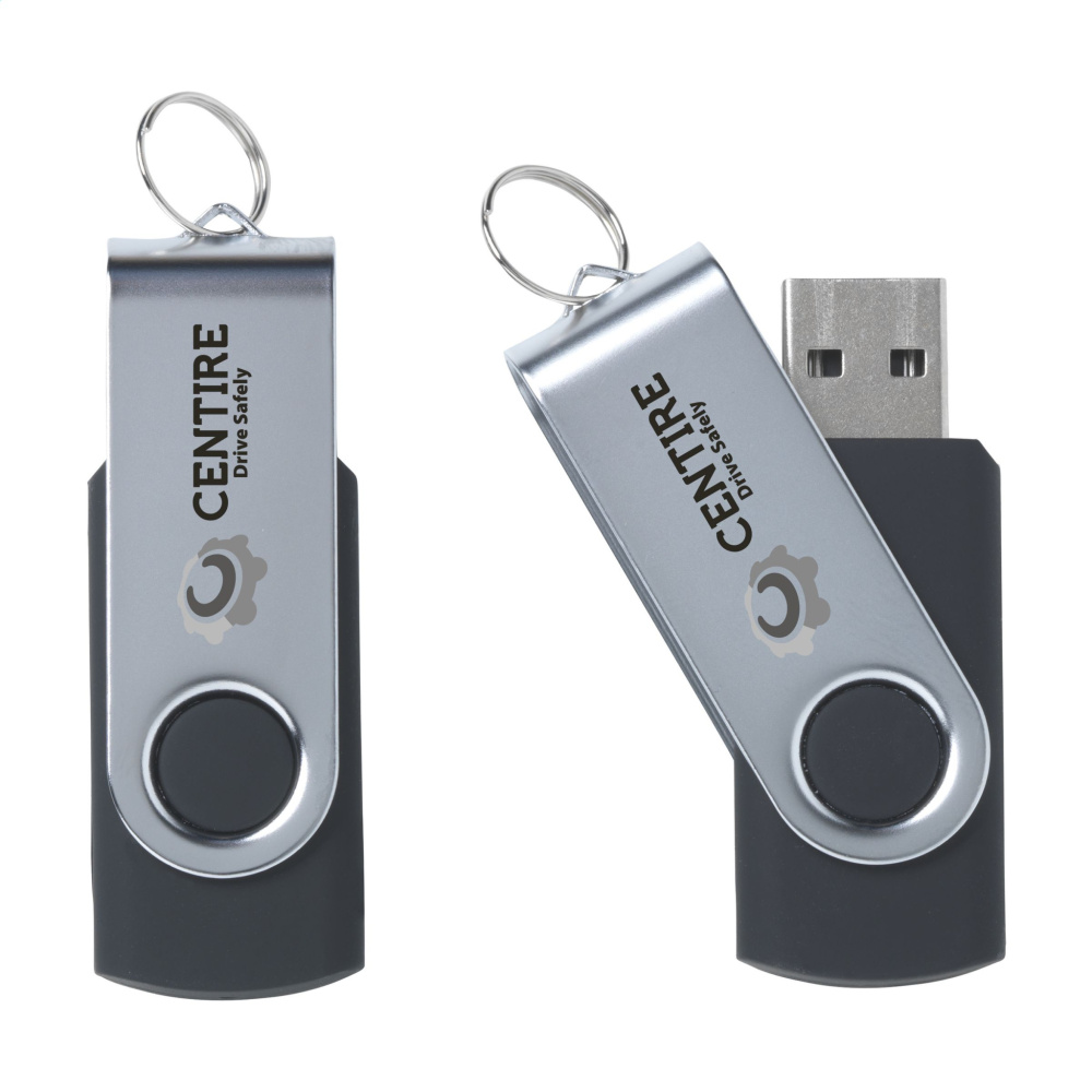 Logotrade Firmengeschenke das Foto: USB Twist ab Lager 4 GB