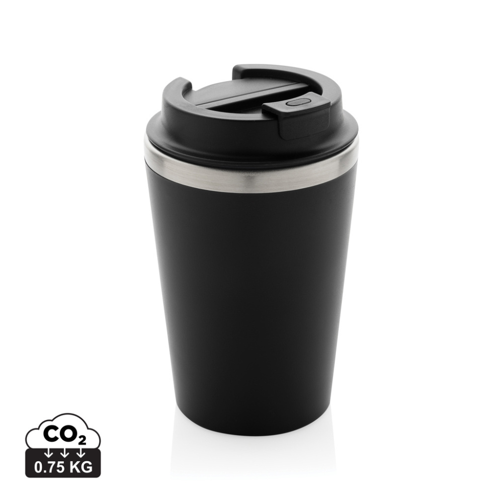 Logotrade Werbegeschenke das Foto: Java 350ml doppelwandiger Becher aus RCS recyceltem PP