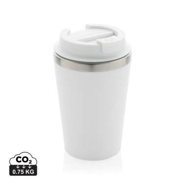 Logotrade Geschäftsgeschenke das Foto: Java 350ml doppelwandiger Becher aus RCS recyceltem PP