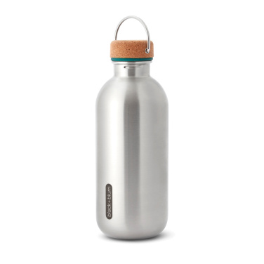 Logotrade Werbegeschenke das Foto: Black+Blum Stahl-Wasserflasche 600ml