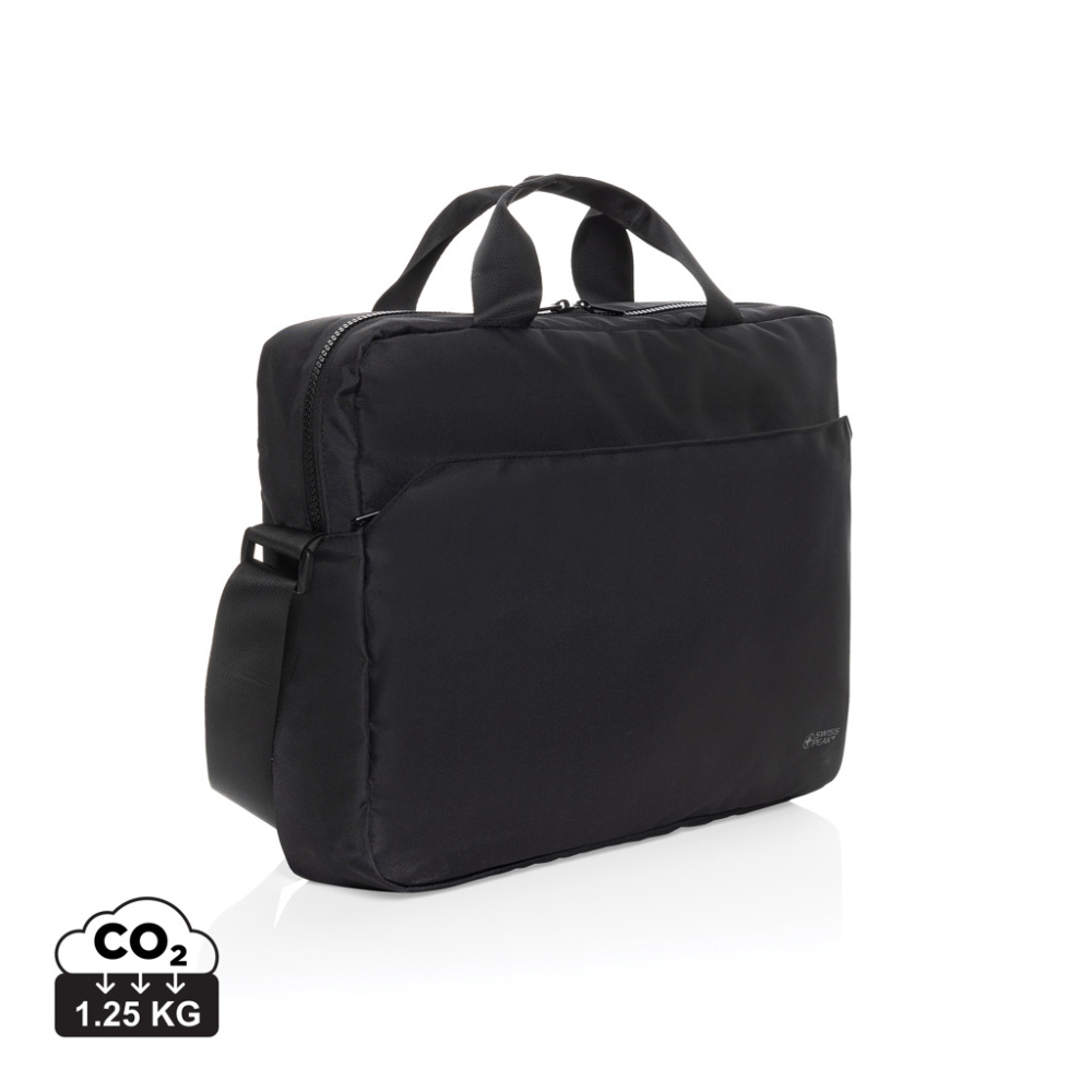 Logotrade werbemittel das Foto: Swiss Peak Aware™ RPET Essential 15.6" Laptop Tasche