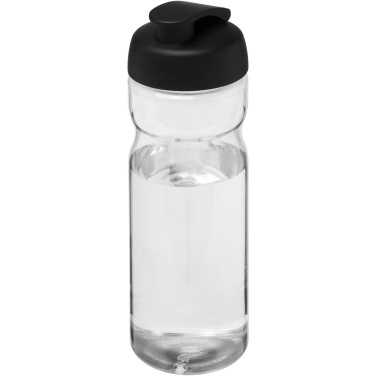 Logotrade Firmengeschenke das Foto: H2O Active® Eco Base 650 ml Sportflasche mit Klappdeckel