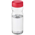 H2O Active® Eco Base 650 ml Sportflasche mit Drehdeckel, Transparent / Rot