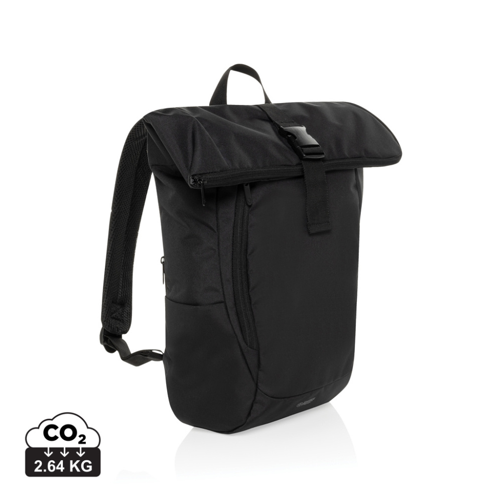 Logotrade Logogeschenke das Foto: Swiss Peak Aware™ RPET Leonard 15,6"-Laptop-Rucksack