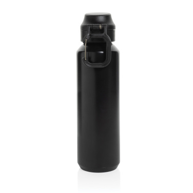 Logotrade Logogeschenke das Foto: Via RCS Re-Steel Sportflasche mit Verschluss, 600ml