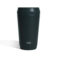 Topl-Trinkbecher aus rec. Stahl mit 360-Grad-Deckel 354ml, grau