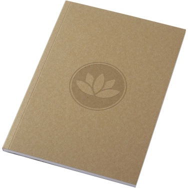 Logotrade werbemittel das Foto: Novella Austen A5 Softcover Notizbuch aus recyceltem Kraftpapier – 50 Blatt