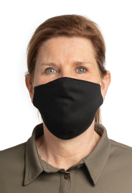 Logotrade Geschäftsgeschenke das Foto: Wiederverwendbare 2-lagige Baumwoll-Gesichtsmaske