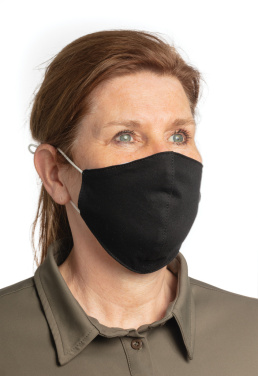 Logotrade Werbegeschenke das Foto: Wiederverwendbare 2-lagige Baumwoll-Gesichtsmaske