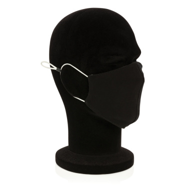 Logotrade Geschäftsgeschenke das Foto: Wiederverwendbare 2-lagige Baumwoll-Gesichtsmaske