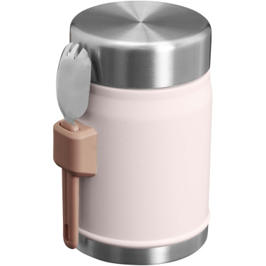 Logotrade Werbegeschenke das Foto: Stanley Legendary 400 ml Lebensmittelbehälter mit Göffel