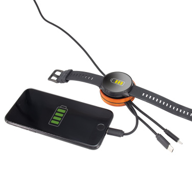 Logotrade werbemittel das Foto: Großes Kabel 4in1 mit beleuchtetem Logo - i5w