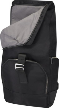 Logotrade Werbegeschenke das Foto: Rhine 15" Rolltop-Rucksack aus recyceltem GRS-Material 18 L