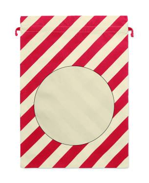 Logotrade Firmengeschenke das Foto: Beutel mit Kordelzug Xmas