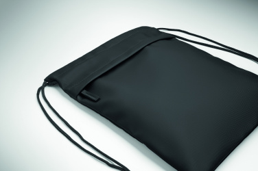 Logotrade Firmengeschenke das Foto: Beutel mit Kordelzug 600D RPET