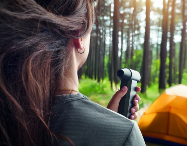 Logotrade Werbegeschenke das Foto: Tragbarer Turbo-Ventilator