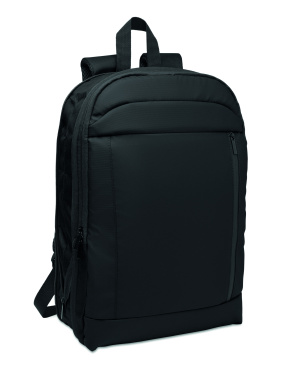 Logotrade Geschäftsgeschenke das Foto: 16" Rucksack 600D RPET