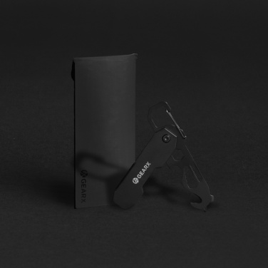 Logotrade Werbegeschenke das Foto: Gear X faltbares EDC-Werkzeug mit Karabinerhaken