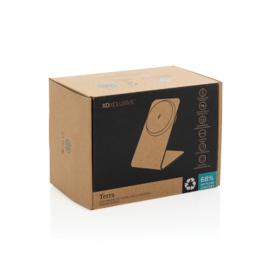 Logotrade Werbeartikel das Foto: Terra Aluminium 15W magnetischer Wireless-Charger