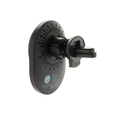 Logotrade Logogeschenke das Foto: PowerCruze magnetischer 15W Autohalter aus RCS rec. ABS