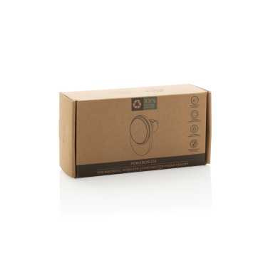 Logotrade Firmengeschenke das Foto: PowerCruze magnetischer 15W Autohalter aus RCS rec. ABS